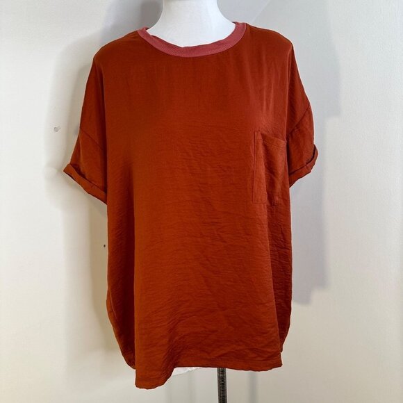 Urban Outfitters‎ Out From Under Satin Oversized Shirt L - Picture 1 of 5